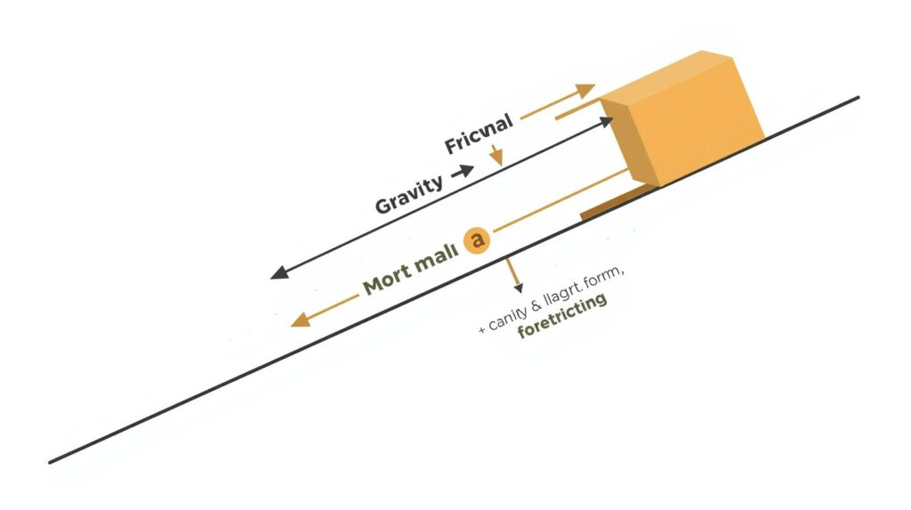 motion on inclined surface