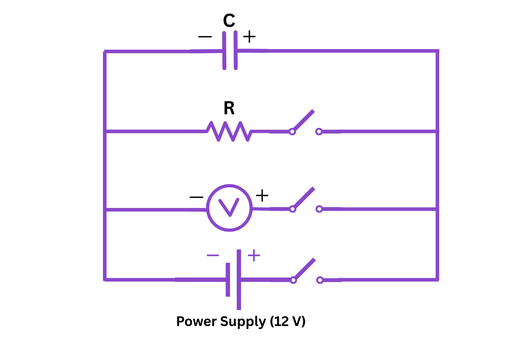 capacitance of capacitor by leakage method