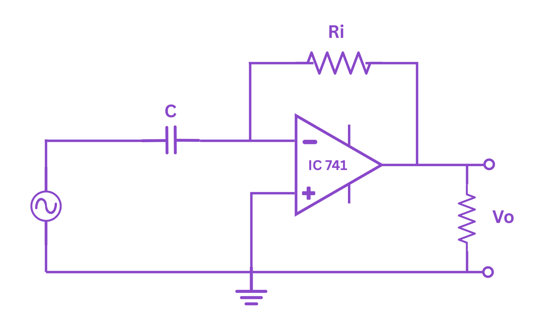 op amp as differentiator