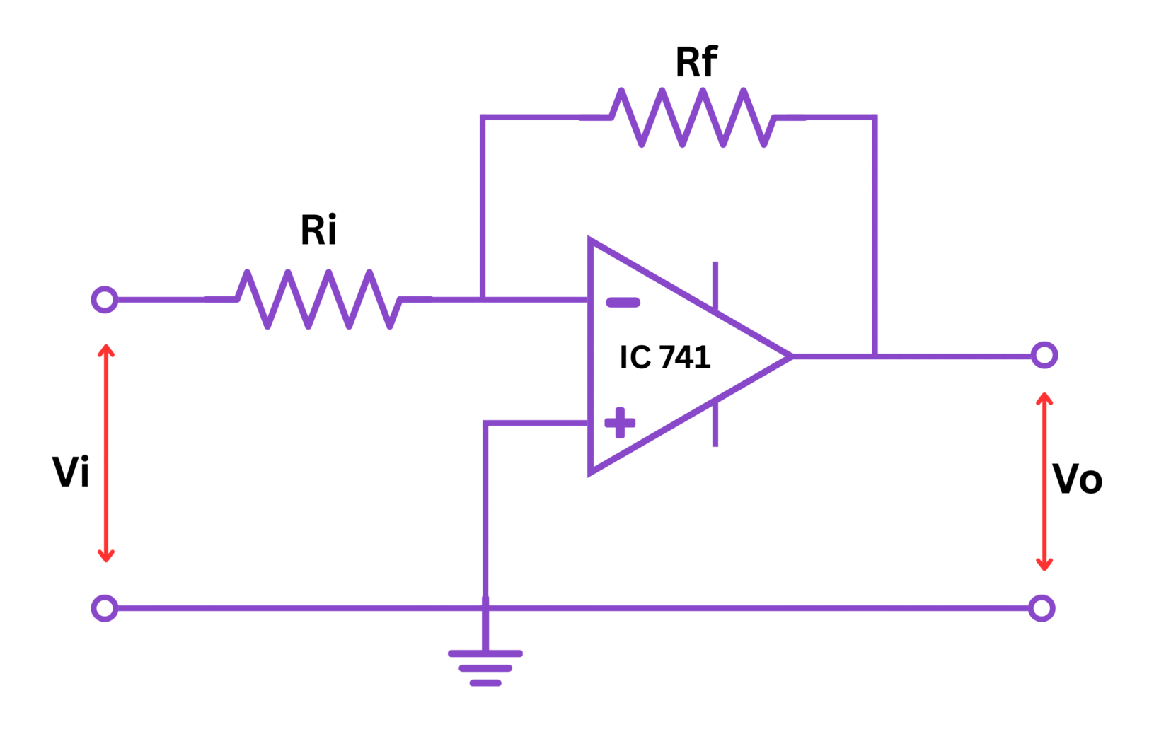 op amp inverting amplifier