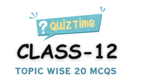 MCQs Class 12